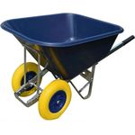 HTI-Line Schubkarre Mega-Schubkarre 200 Liter Nutzinhalt Havel 200, Gartenschubkarre Bauschubkarre Hofkarre Futterkarre, 250 kg belastbar