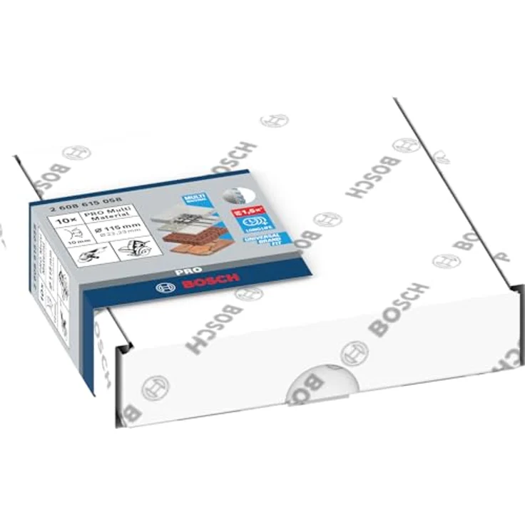 Bosch Professional 10 Stück Diamanttrennscheibe Standard für Universal (Beton und Mauerwerk, 115 x 22,23 mm, Zubehör Winkelschleifer) – Bild 5