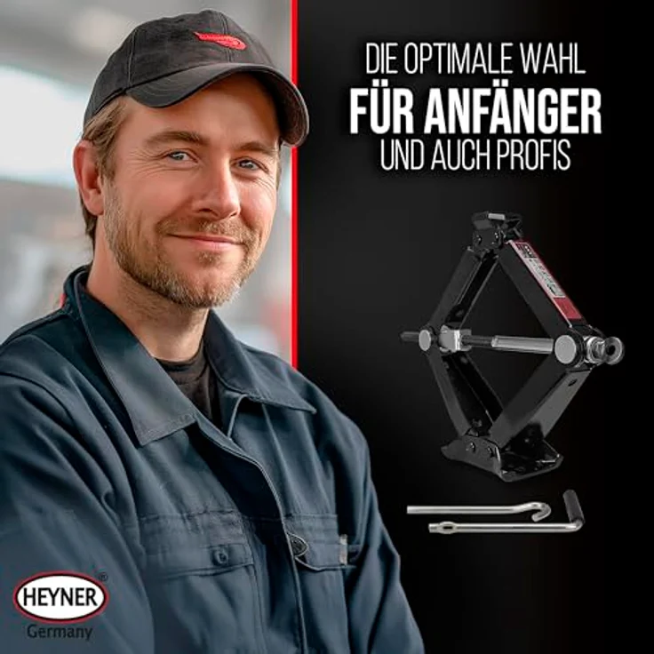 HEYNER OEM Wagenheber 1200 kg, kompatibel mit BMW 2er, X1, Mini Cooper F54/F60 (2017-2022), stabil und praktisch mit Aufbewahrungstasche – Bild 7