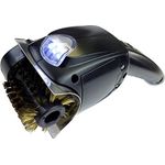 Maximex Grillbürste elektrisch - Rostreiniger ist stark zu Fettbelägen, Kunststoff (ABS), 30 x 9 x 8.5 cm, Schwarz