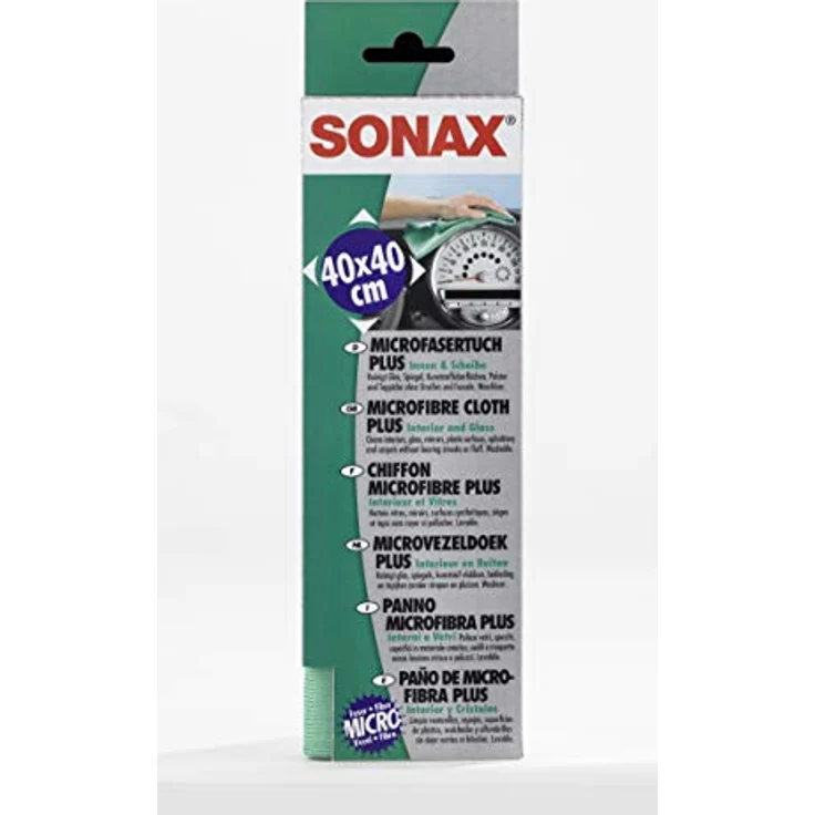 SONAX 04165000 Microfasertuch PLUS Innen + Scheibe 39 g – Bild 3