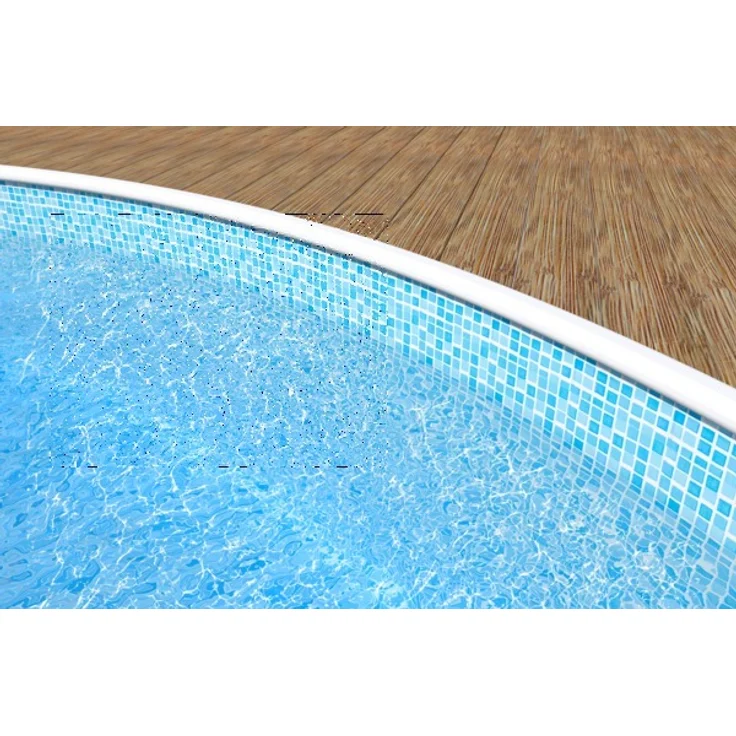 Mountfield Poolfolie oval 7,3 x 3,7 x 1,2 m Mosaik, Stärke 0.3mm, chlor- und UV-beständig, langlebig