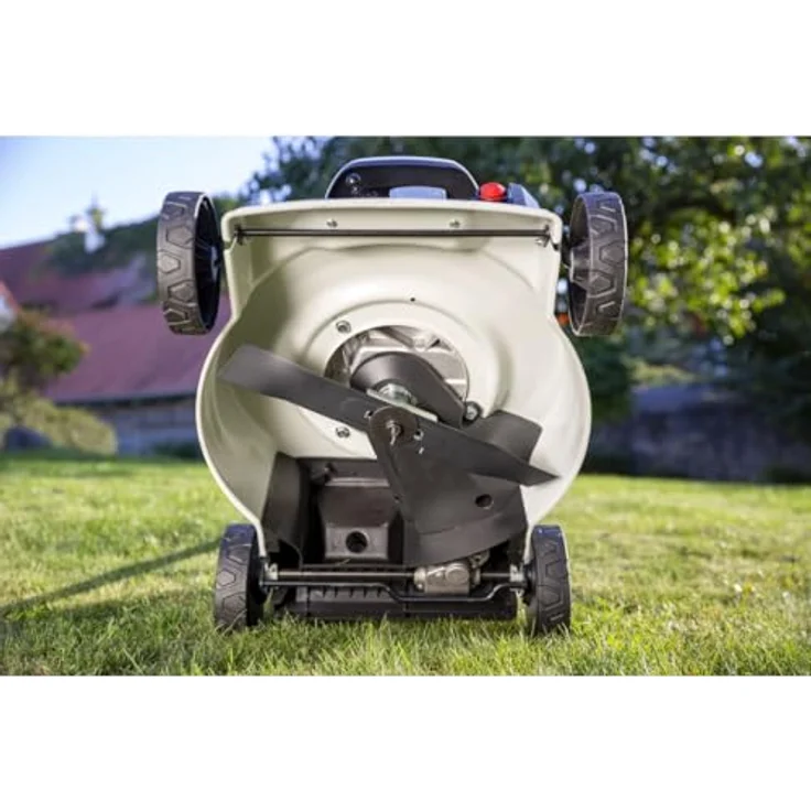 Ikra Benzin-Rasenmäher IPLM 1442, 2,6 kW mit 42 cm Schnittbreite, grau/rot, Radantrieb, 40 L Fangkorb, zentral höhenverstellbar – Bild 8