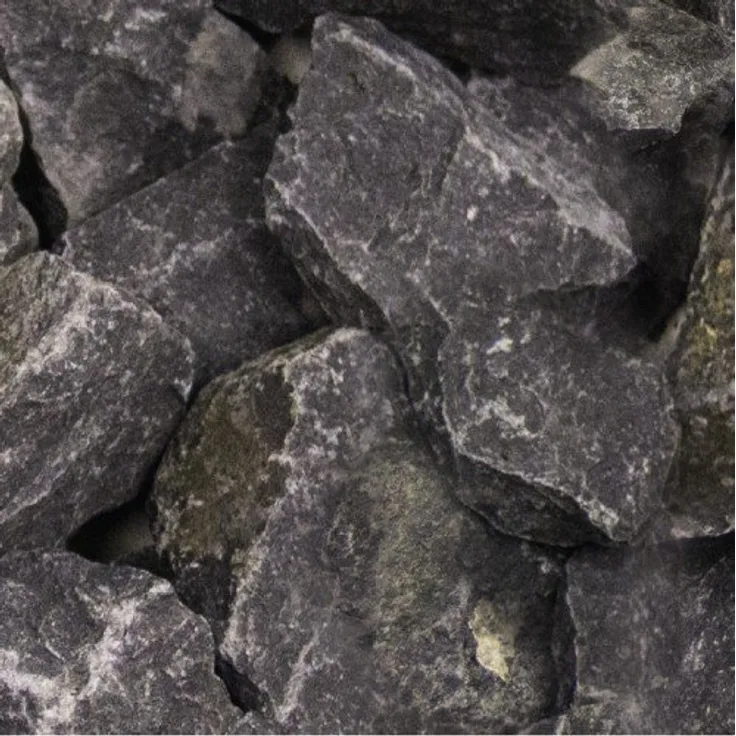 Gabionen Steine Basaltbruch anthrazit 70-120mm 1000kg Big Bag
