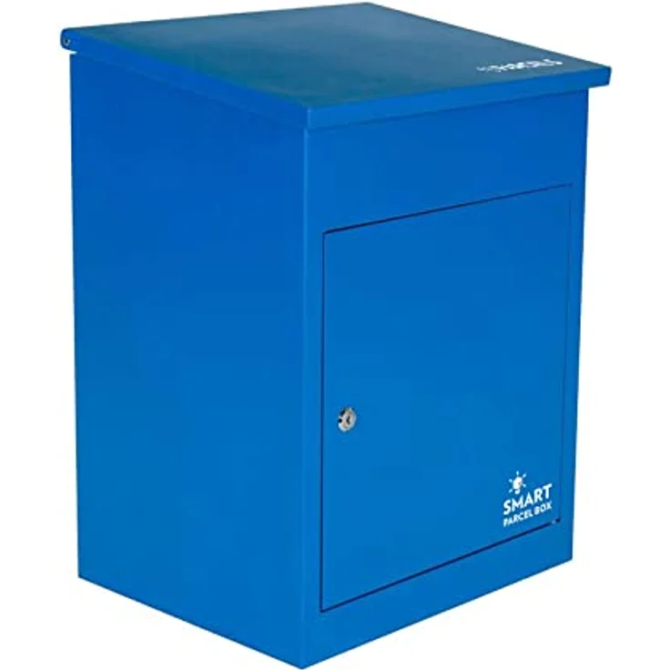 Smart Parcel Box SMART PARCEL BOX blau 44x35x58, Paketbriefkasten zur Wandmontage, Briefkasten für Pakete & Briefe – Bild 4