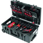 Cimco GIGANT Werkzeugkoffer-Trolley, 22-teilig mit Click'n'Crimp Elektrowerkzeugen und DUOCUT-Kabelschneider