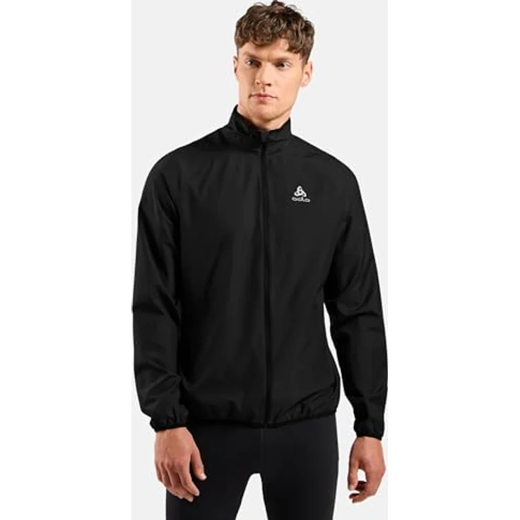 Odlo Essential Light Jacke Schwarz 2XL Mann - Wasserabweisend, windabweisend, reflektierende Details – Bild 3