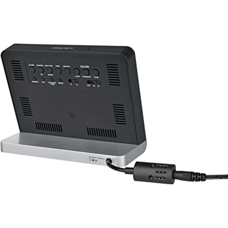 National Geographic Multi Colour Funkwetterstation, True Black LCD-Display, 256-Farben, Innen-/Außentemperatur, Luftfeuchtigkeit, 12-Std. Wettertrend, schwarz – Bild 5