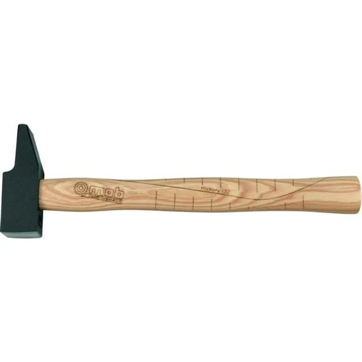 MOB Schlosserhammer, französisches Modell, 1500 g mit Hickorystiel, gesenkgeschmiedeter Stahl