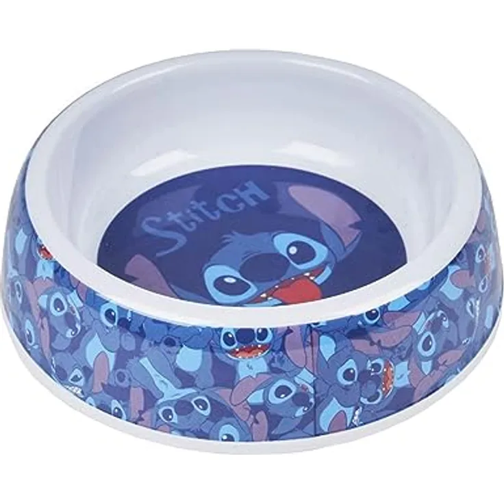 CERDÁ LIFE'S LITTLE MOMENTS Stitch Futternapf für Hunde, offiziell lizenziertes Disney-Produkt, robust und vielseitig einsetzbar für Futter und Wasser