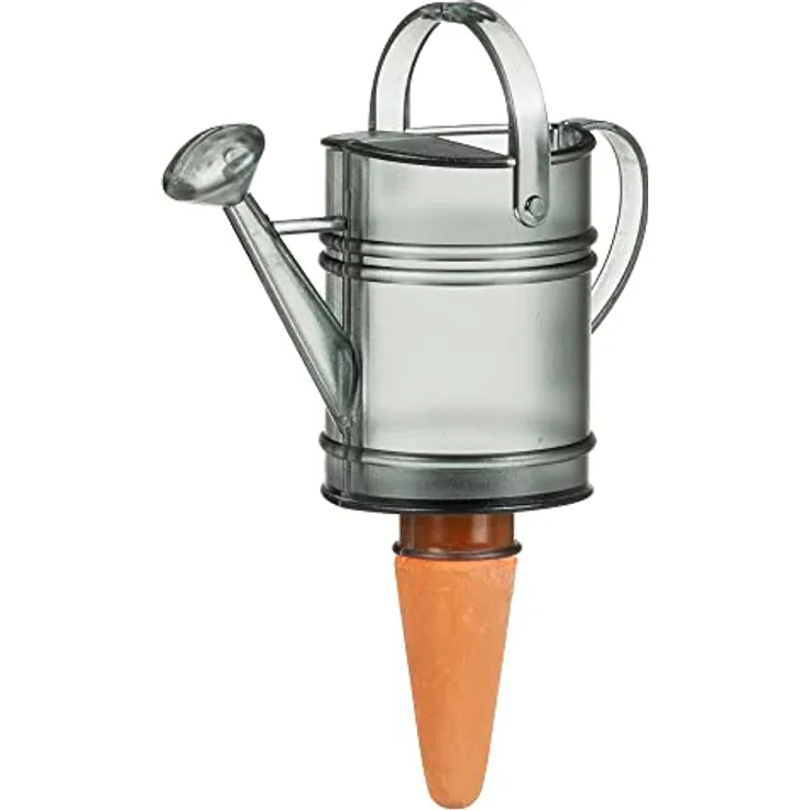 Scheurich Wasserspeicher Gießkanne, 110 ml mit wasserdurchlässigem Tonkegel für Innen und Außen