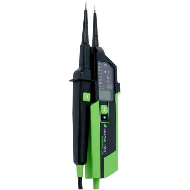 Gossen Metraline VT LCD, Multimeter und Spannungsprüfer (CAT IV 600V) mit Hintergrundbeleuchtung und Automatikmodus – Bild 1