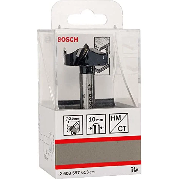 Bosch Kunstbohrer HM 35 mm, 90 mm Gesamtlänge, für Bohrmaschinen, präzise Carbide-Schneiden für abrasive Materialien – Bild 1