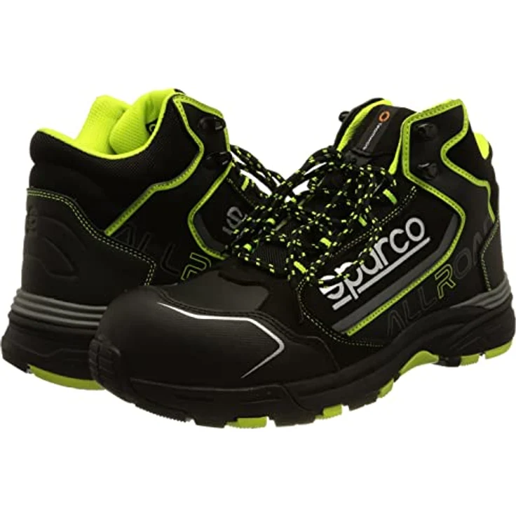 Sparco Okayama S3 SRC Arbeitsschuh, Nylon, wasserabweisend, leicht, Memory Foam, schwarz – Bild 9