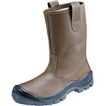 Atlas Anatomic Bau 825 XP CI Thermo S3, Sicherheitsstiefel aus wasserdichtem Rindleder, Weite 10, Größe 45, ICE-AGE Laufsohlensystem für besten Grip