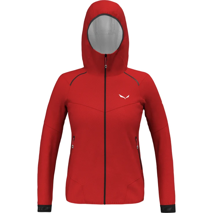 Salewa PEDROC PTX 2.5L Light Jacket 1500 flame 36 - Wasser- und winddichte Regenjacke mit Kapuze