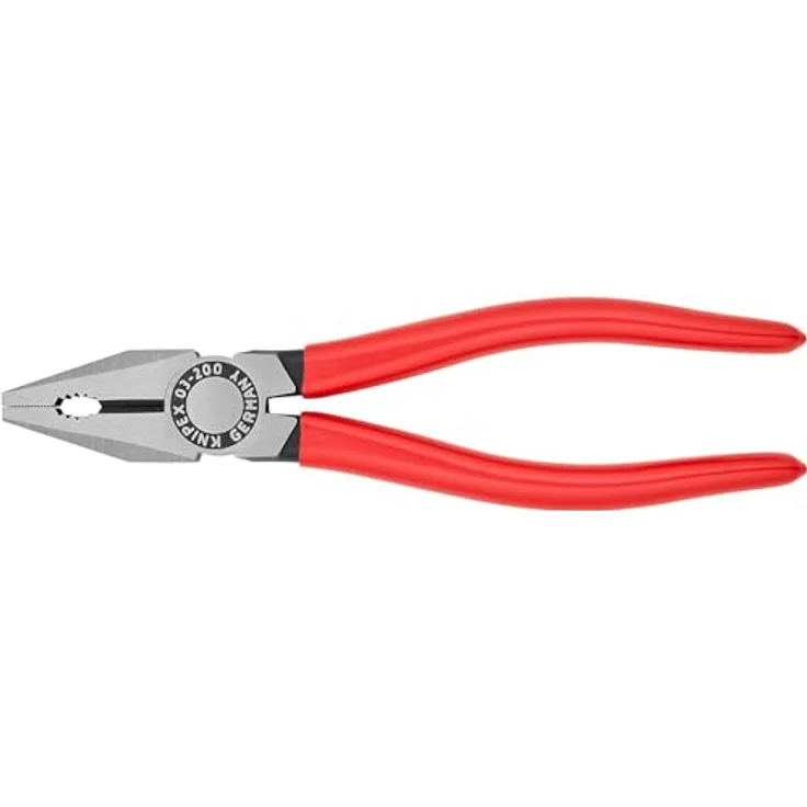 KNIPEX 03 01 200 Kombizange mit Kunststoff überzogen schwarz atramentiert 200 mm – Bild 3