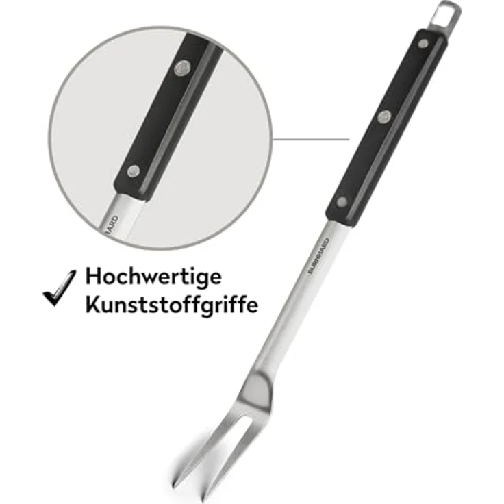 BUrnhard Grillbesteck Edelstahl 4-tlg. – Bild 6