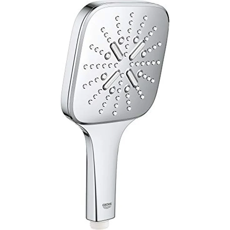 GROHE Rainshower SmartActive 130 Cube Handbrause, Chrom, 3 Strahlarten, 8,5 l/min, mit DripStop und Antikalk-System – Bild 4