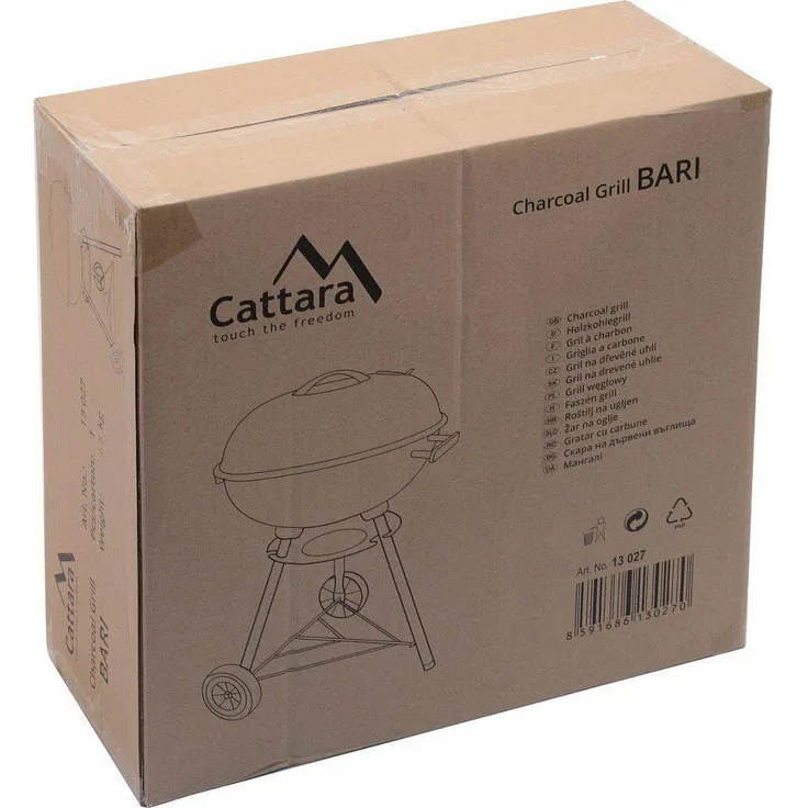 Cattara, Holzkohlegrill, Holzkohlegrillkessel BARI 46cm (46 cm)