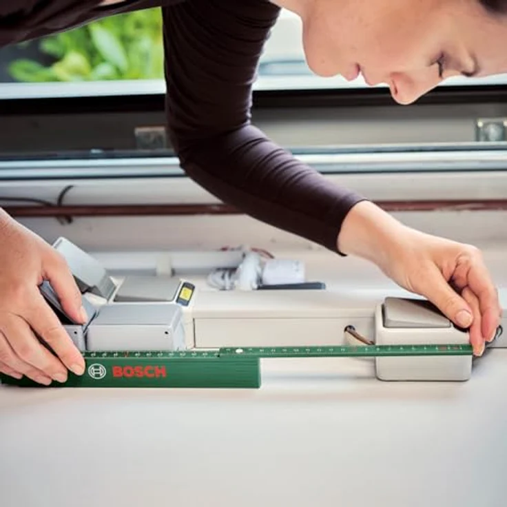 Bosch Maßstab 2m (Robuster Zollstock aus glasfaserverstärktem Nylon; metrische Skala; 10 Segmente) – Bild 3