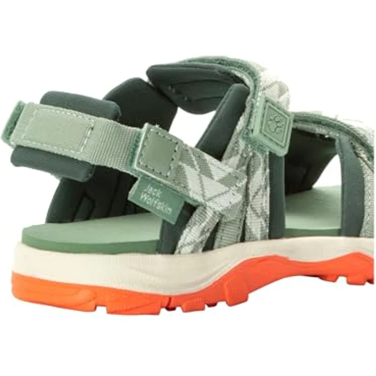 Jack Wolfskin 2 IN 1 SANDAL K Sandale, Sicherheitssandale mit Klettverschluss, Trittsichere Sohle, Textilmaterial, Unisex, grau – Bild 5