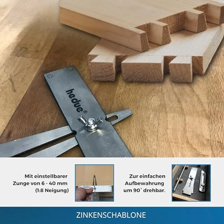 Hedue Zinken-Schmiegen S 200, Neigung 1:8 – Bild 5