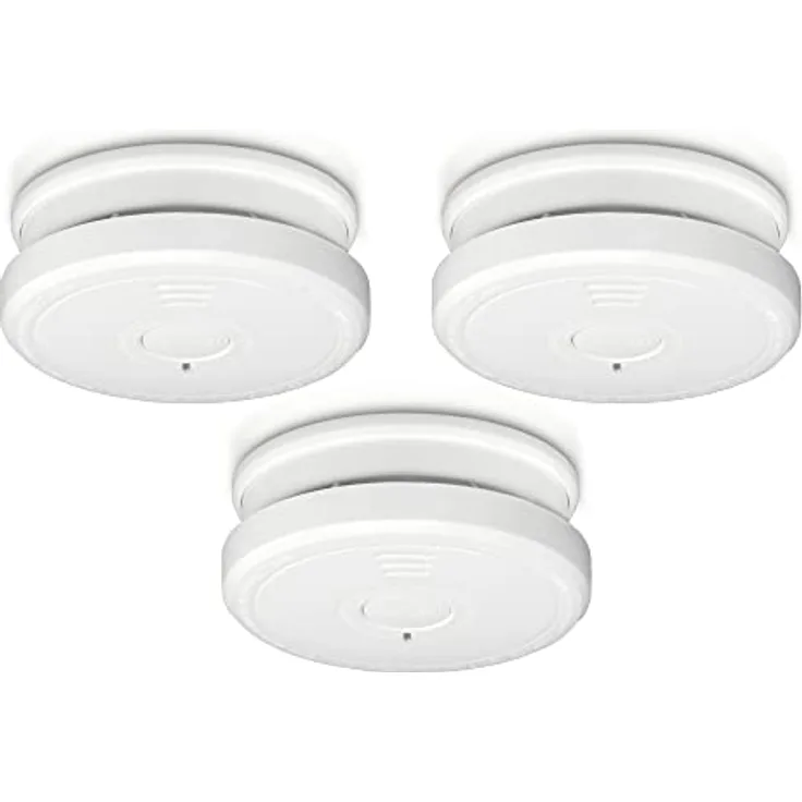 Alecto SA20 3X - Rauchmelder, 3er Pack, weiß