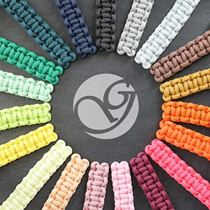 Ganzoo Paracord 550 Seil / Typ III "Hybrid" / Grape Seil, reißfest und farbecht – Bild 5
