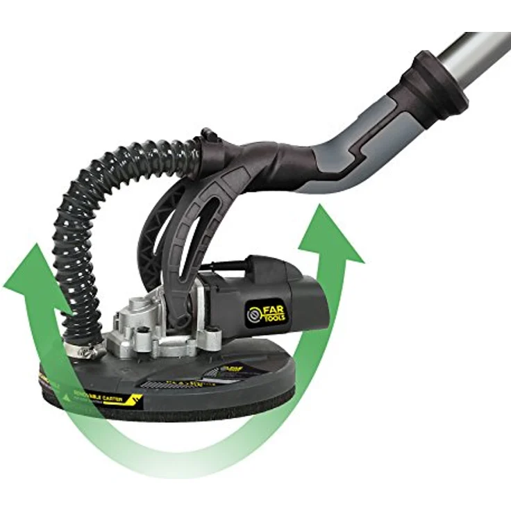 Fartools DWS 710 Wandschleifer für Gipskarton, teleskopisch, 710 W, Durchmesser Schleifelement 225 mm, Drehgeschwindigkeit 1000-2100 U-min – Bild 8