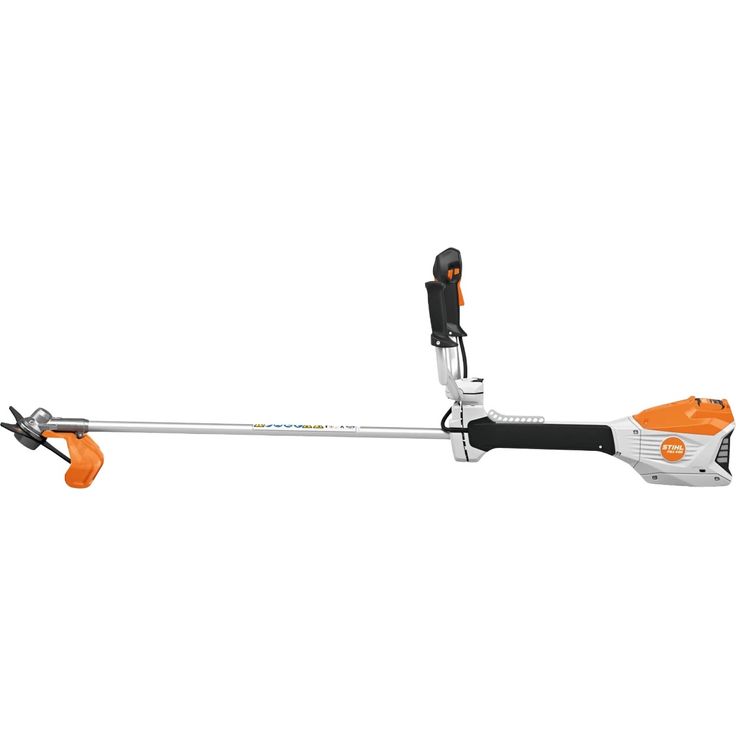 STIHL Akku-Motorsense FSA 400, leistungsstarker Freischneider für Profis, Orange-Grau