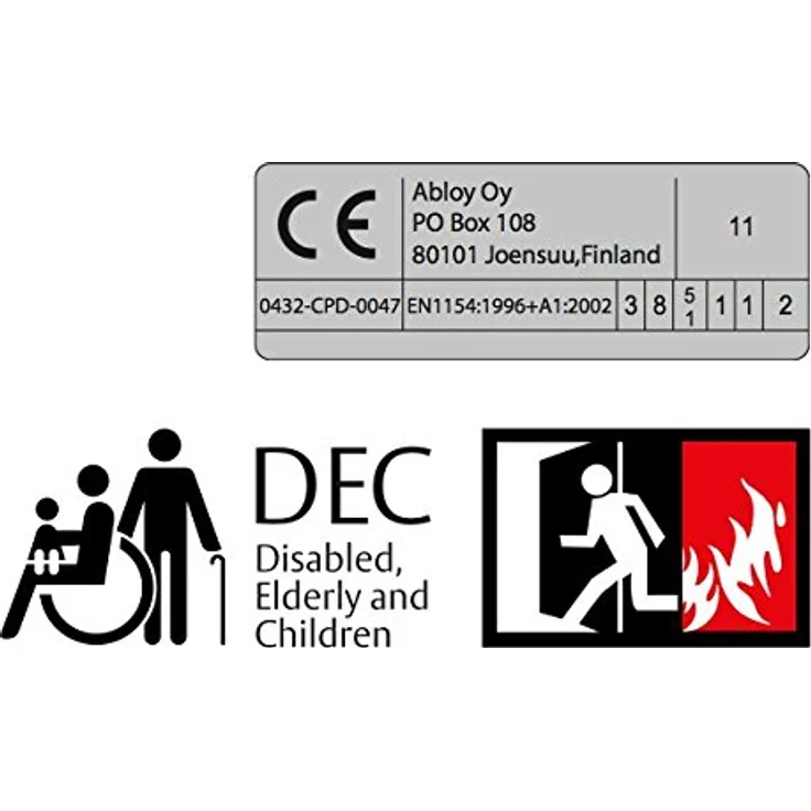 Yale Versteckte Gleitführung G892 für Einstecktürschließer, Silber - Flexibel und langlebig, kompatibel mit assa abloy Einsteckmodellen – Bild 3