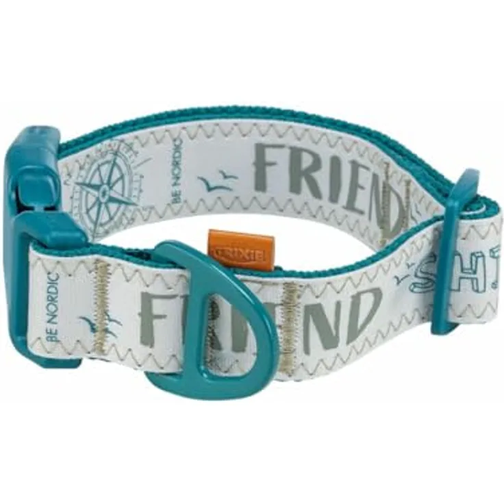 Trixie BE Nordic Hundehalsband, blau, Größe L XS/S, verstellbar, 25-36 cm