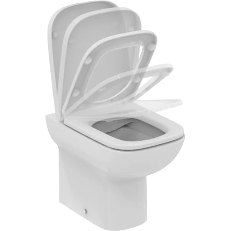 Ideal Standard Standtiefspül-WC i.life A, randloses Design aus Kristallporzellan, weiß – Bild 3