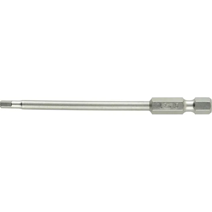 KSTOOLS 1/4' Sechskant-Bit 3mm, 89mm lang, S2 Spezialstahl, Standardaufnahme