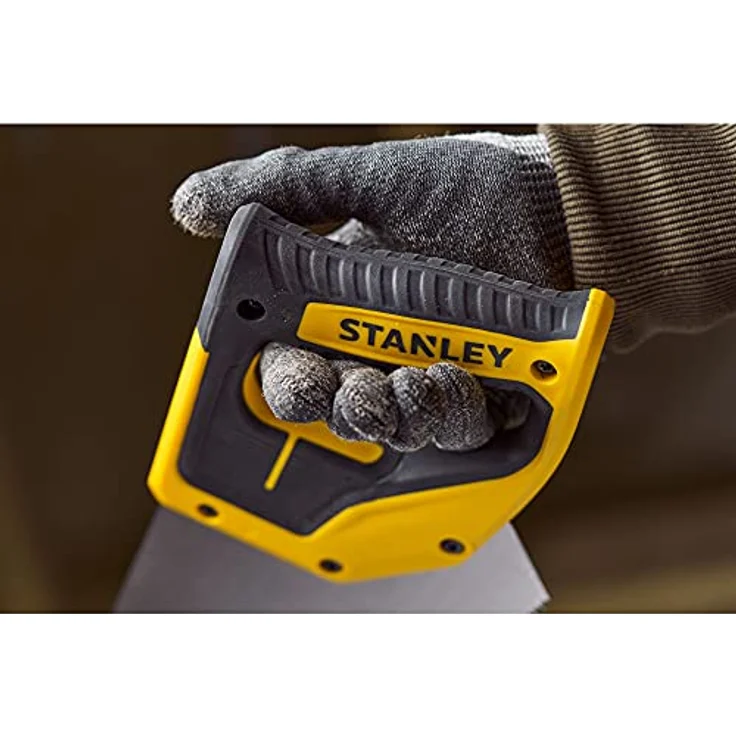 Stanley Jet Cut Gipskartonsäge (550 mm Länge, 7 Zähne-Inch, Bi-Material Griff, 45°-90° Anschlag, Hardpoint) 2-20-037 – Bild 8