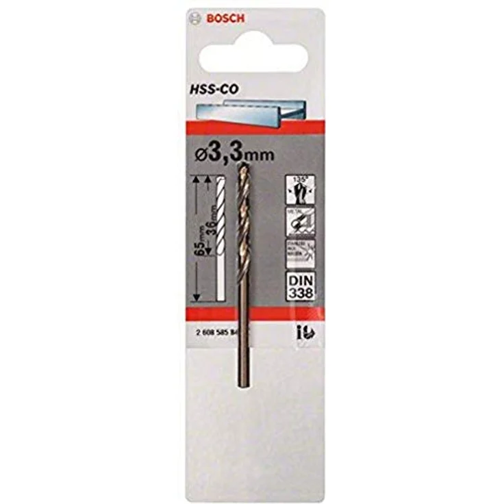 Bosch Professional Metallbohrer HSS-Cobalt (Ø 3,3 mm) – Bild 2