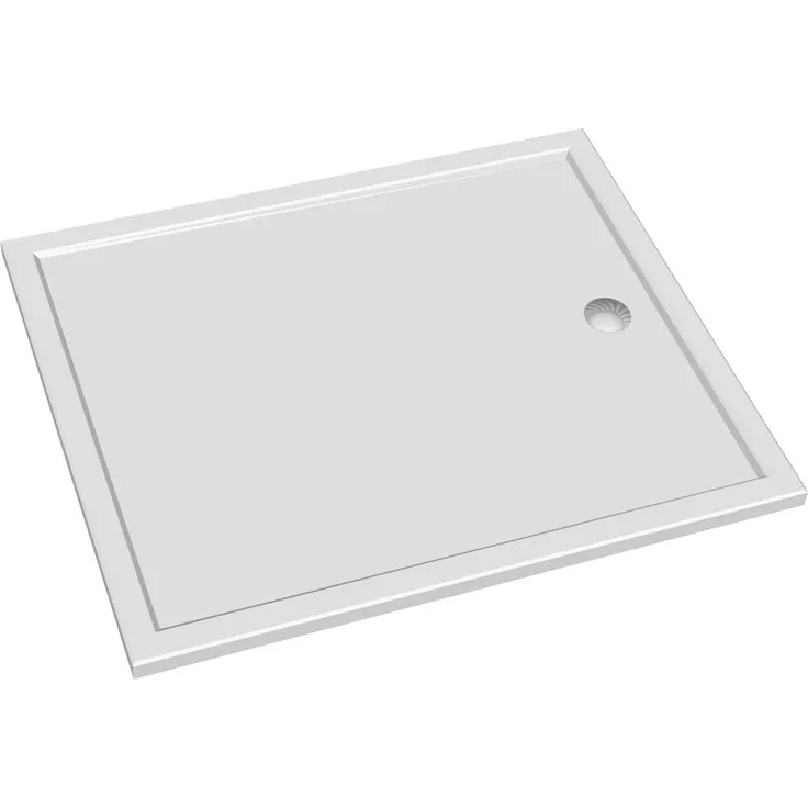 HÜPPE Purano Duschwanne rechteckig, 1200x1000mm, Weiss, rutschfest, Mineralguss mit Gelcoat-Oberfläche, Ablaufdurchmesser 90mm