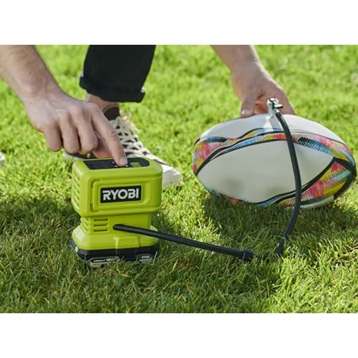 RYOBI 18 V ONE+ Akku-Mini-Kompressor RPI18-0, max. Druck 11 bar, inkl. Zubehör für flexible Anwendung – Bild 9