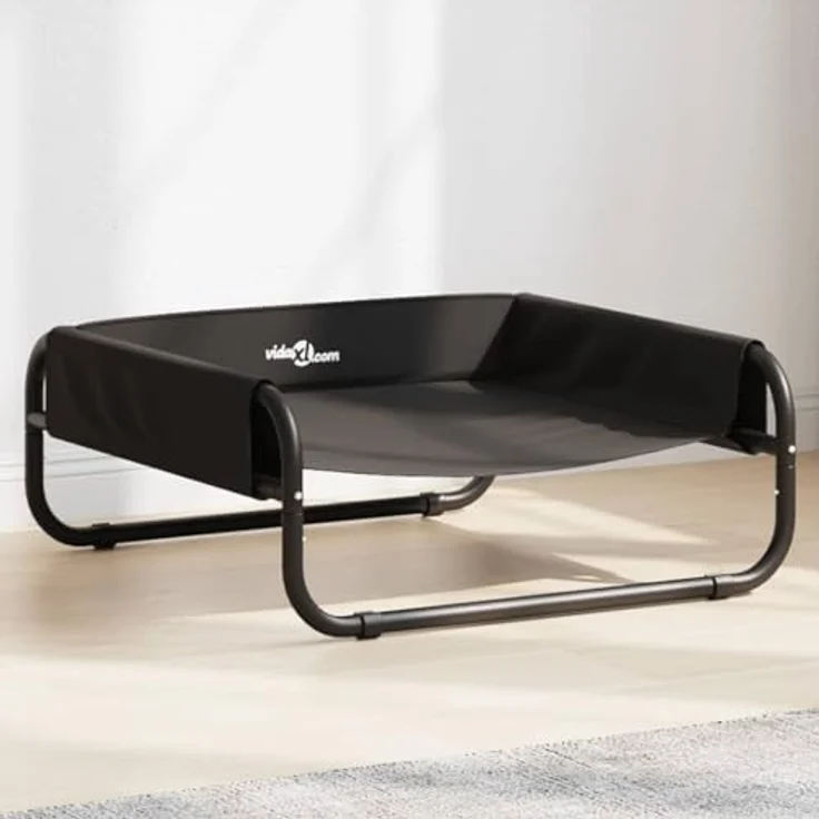 vidaXL Hundebett Erhöht Anthrazit Oxford-Gewebe und Stahl – Bild 2