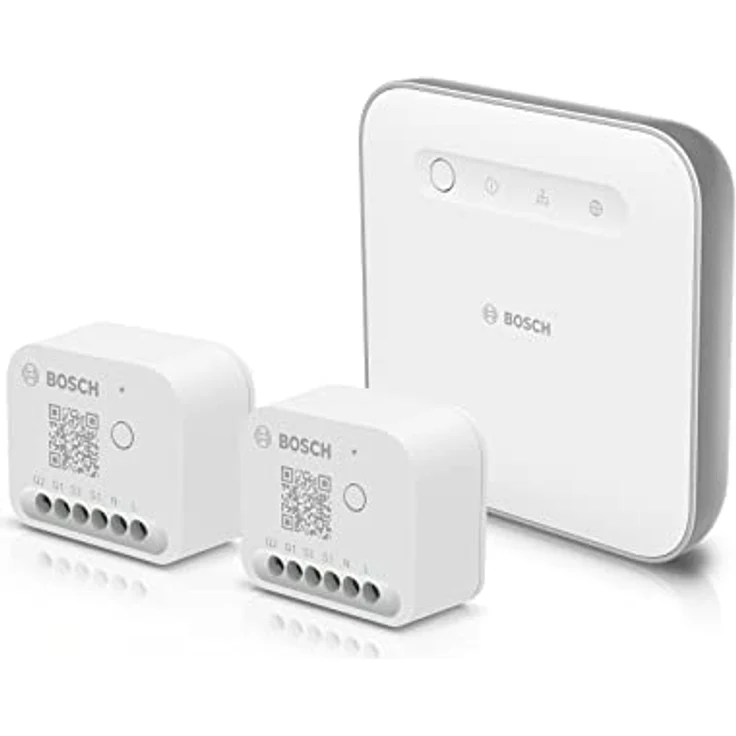 Bosch Smart Home Starter Set Licht-/Rollladensteuerung II, Steuerung für Beleuchtung und Rollläden/Jalousien/Markisen, kompatibel mit Amazon Alexa, Google Assistant und Apple HomeKit - Amazon Edition – Bild 1