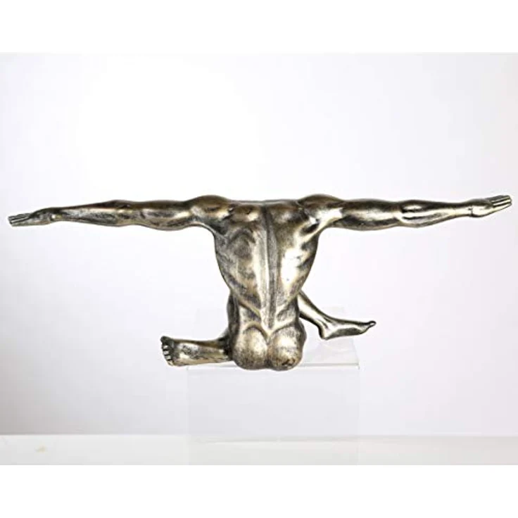 Casablanca Figur Cliffhanger antik champagner 61 cm 59794 – Bild 6