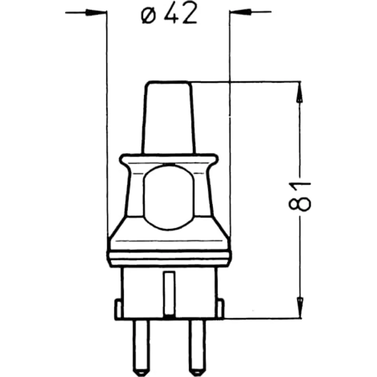 Kopp Abdeckrahmen 173002007, Kunststoff, weiß, Schutzart IP44, Hybridstecker CEE 7/7, 16 A Nennstrom – Bild 2