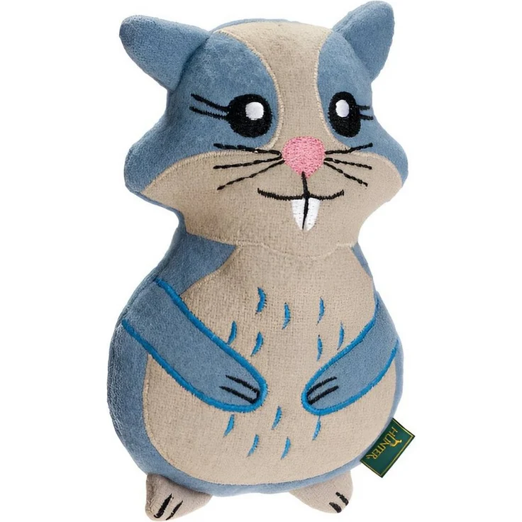 Hunter Tierbedarf Spielknochen Hundespielzeug Fyn Hamster, nachhaltig aus up- und recycelten Materialien, waschbar bei 30 °C, 20 cm