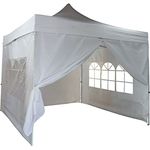 TrendLine Seitenteile für Faltpavillon 2,95 x 2,95m Seitenwand Pavillon 4 Stück