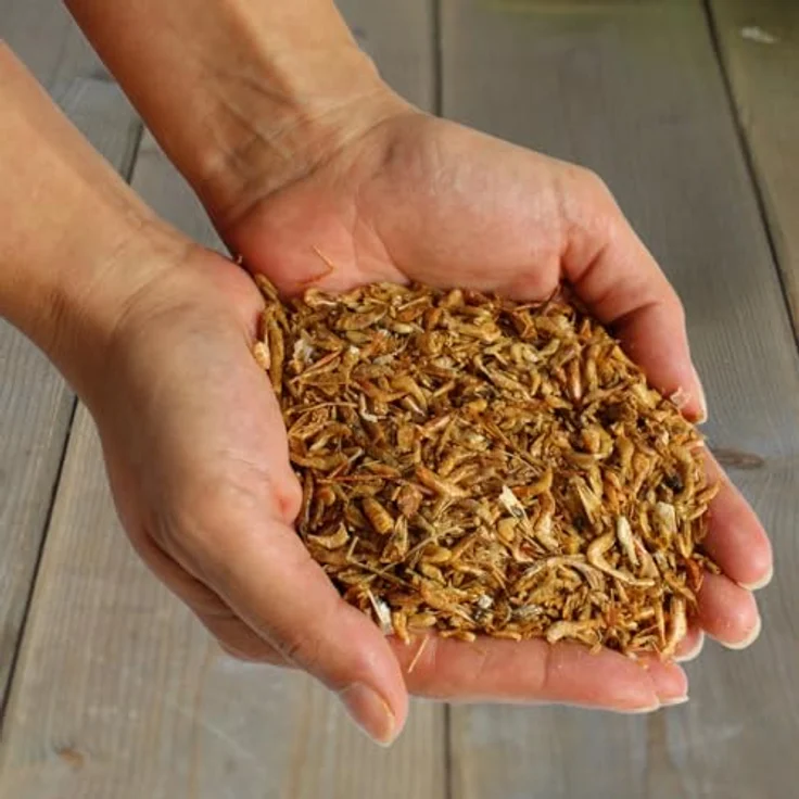 Lyra Pet® 5 kg Shrimps getrocknet, Sonnengetrocknete Garnelen, Reich an Proteinen & Omega-3, Natürliches Tierfutter für Fische, Vögel, Hunde, Katzen & Reptilien – Bild 5