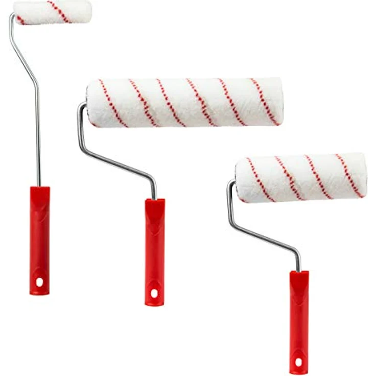 Profi Maler Farbroller Set 22tlg Streichset Malerset Renovierungsset Abdeckvlies – Bild 5