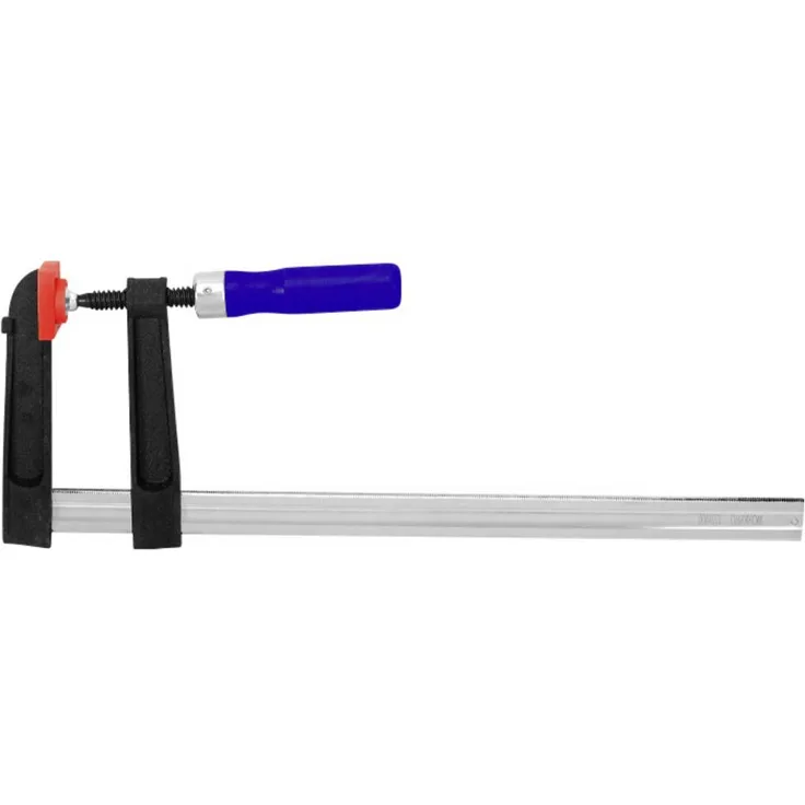 WorkPro Schraubzwinge 120 x 400mm WP232028, robuste Zwinge für präzise Befestigungen