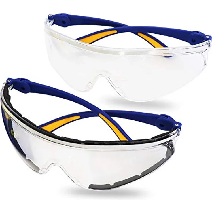 S&R Schutzbrillen Set, COMFORT-Line, transparent, UV 400 Schutz