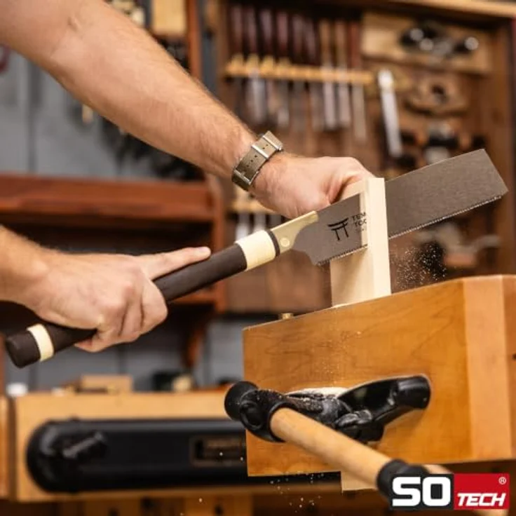 SO-TECH® Kataba Zugsäge K-265, Ersatzsägeblatt 265 mm aus SK85 Kohlenstoffstahl mit Universalverzahnung und impulsgehärteten Zähnen – Bild 5